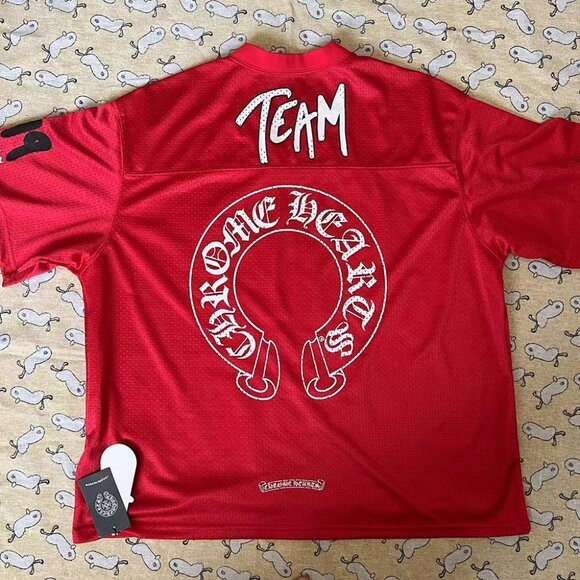 Chrome Hearts Matty Boy Form Jersey  Red - Picture 3 of 5